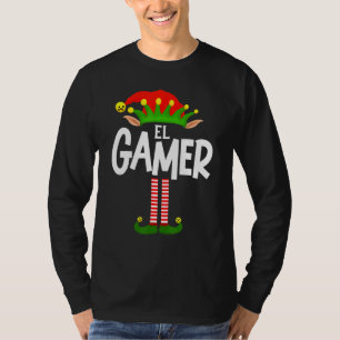 Camiseta Grupo Da Família Soy El Gamer Elf Correspondente E