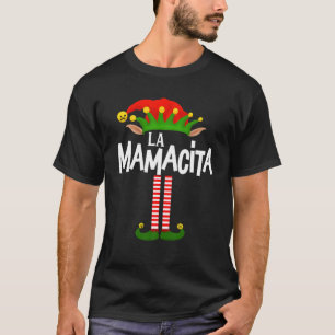 Camiseta Grupo Da Família Soy La Mamacita Elf Que Correspo