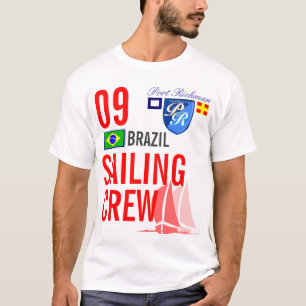 Camiseta Grupo da navigação de Brasil náutico