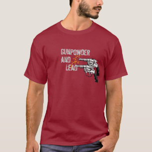 Camiseta Grupo da pistola do revólver da pólvora e da