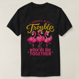 Camiseta Grupo de Amigas Flamingo Atrapalhadas