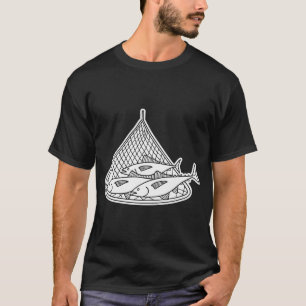 Camiseta Grupo de Atum na Rede de Pesca