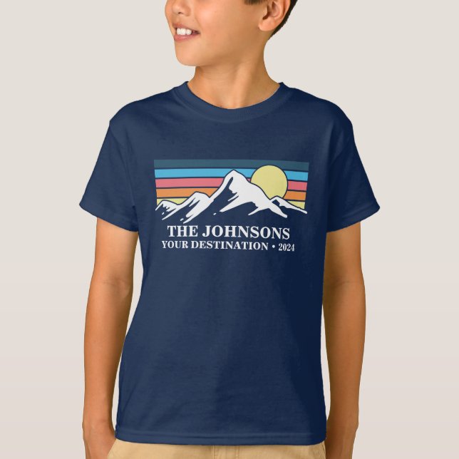 Camiseta Grupo de Campanha de Férias Familiares Corresponde (Frente)