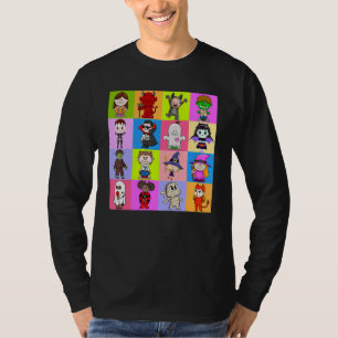 Camiseta Grupo De Cortes Ocupa Fantasmas Caracteres Estranh