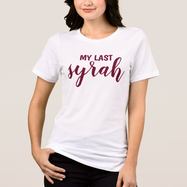 Camiseta Grupo de Despedida de Solteira com Tema de Vinho (Frente)