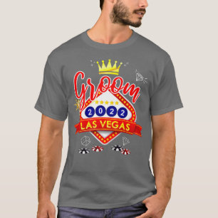 Camiseta Grupo de despedida de solteiro em Vegas casado no 