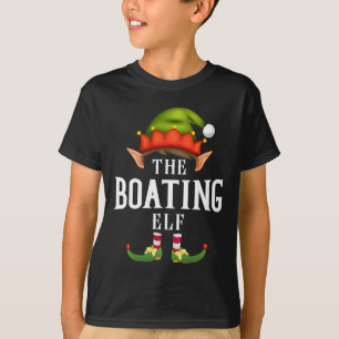 Camiseta Grupo de Elfo Navegando Roupas de Natal Divertidas