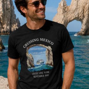 Camiseta Grupo de Embarque de Navio Cabo México Personaliza