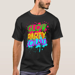 Camiseta Grupo de Esquadrão de Festa Brilhante