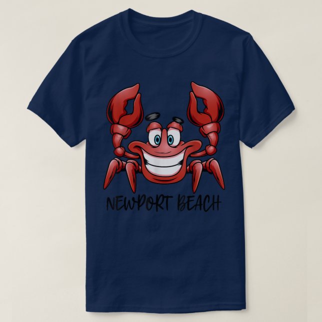 Camiseta Grupo de Férias da Newport Beach California (Frente do Design)