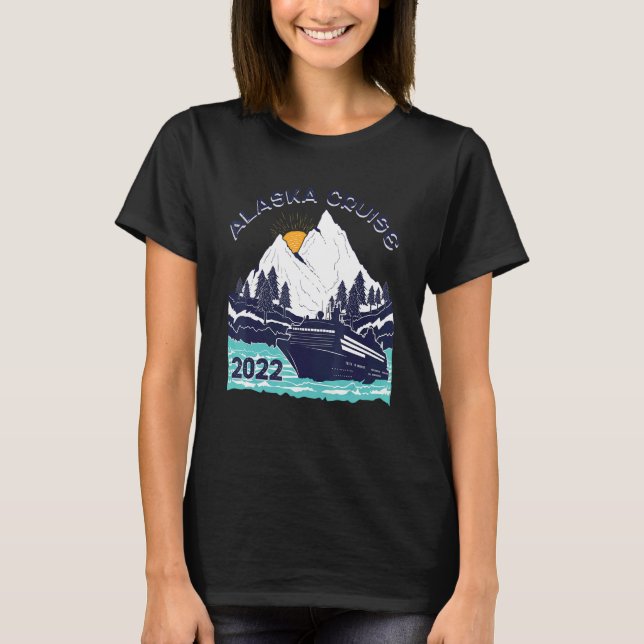 Camiseta Grupo de Férias Familiares do Alaska Cruise 2022 C (Frente)