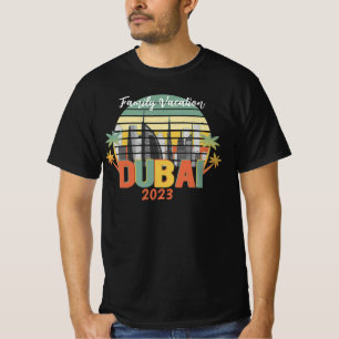 Camiseta Grupo de Férias Turísticas de Viagem de Dubai que