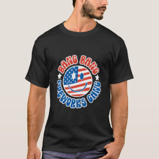 Camiseta Grupo de Fogos de Artifício Bang Bang Celebração d