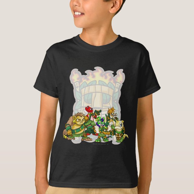 Camiseta Grupo de ilha do mistério da equipe (Frente)