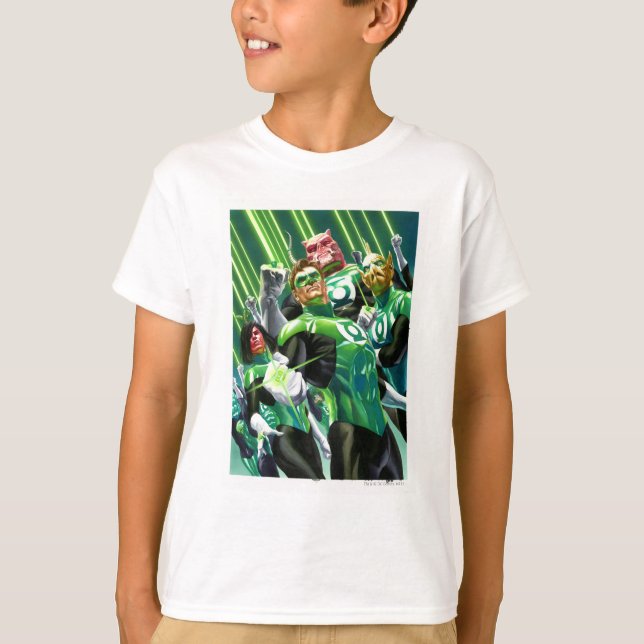 Camiseta Grupo de Lanternas Verdes (Frente)