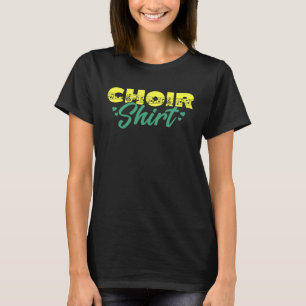 Camiseta Grupo de Música Coral Cantor Membro do Coro Direto