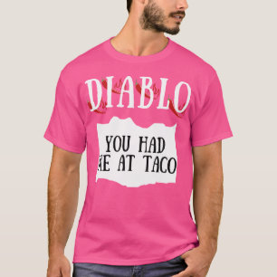 Camiseta Grupo de Pacotes de Molho Quente Diablo