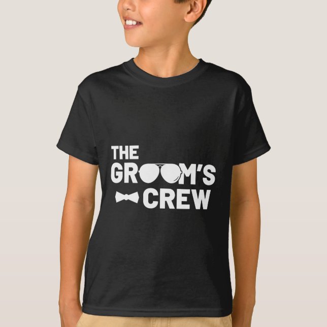 Camiseta Grupo de padrinhos de casamento para Solteiros de  (Frente)