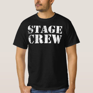 Camiseta Grupo de palco - uniforme de bastidores do teatro