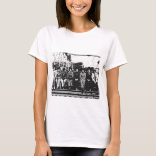Camiseta Grupo de soldadores das mulheres durante a segunda
