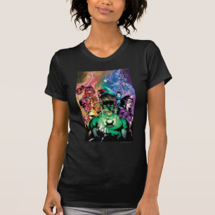 Camiseta Grupo do corpo da lanterna com cores