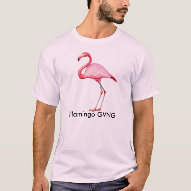 Camiseta Grupo do flamingo (Frente)