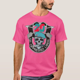 Camiseta Grupo Especial do 20 Vintage de Oppresso Liber EUA