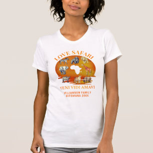 Camiseta Grupo Familiar AMA SAFARI Souvenir
