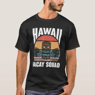Camiseta Grupo Familiar Correspondente Hawaiian Retro Hawai