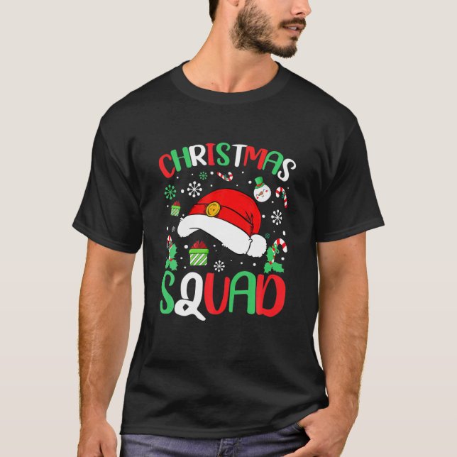 Camiseta Grupo Familiar de Natal Vinculando Pai Natal (Frente)