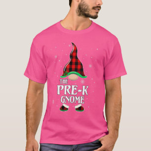 Camiseta Grupo Familiar de Xadrezes de Buffalo de Pré-k