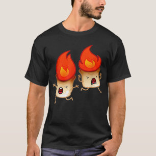 Camiseta Grupo Funny Hug Smores Marshmallow Campfire