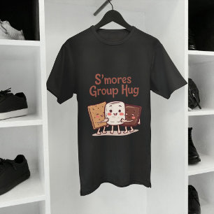 Camiseta Grupo Hug Funny Smore acampamento do marshmallow