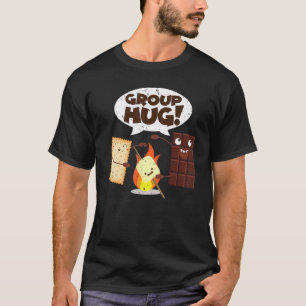 Camiseta Grupo Hug Smores Chocolate Marshmallow
