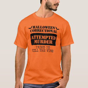 Camiseta Grupo Inimigo Corretivo do Halloween Personalizado