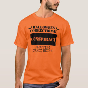Camiseta Grupo Inimigo Corretivo do Halloween Personalizado