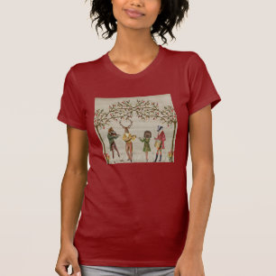 Camiseta Grupo Minstrel de Animais das Florestas