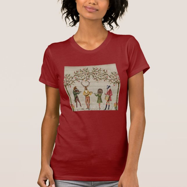 Camiseta Grupo Minstrel de Animais das Florestas (Frente)