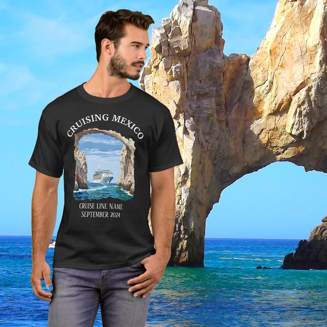 Camiseta Grupo Personalizado de Embarque de Navio em Cabo d (Criador carregado)