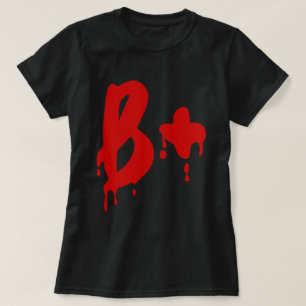 Camiseta Grupo sanguíneo B+ Hospital positivo do #Horror