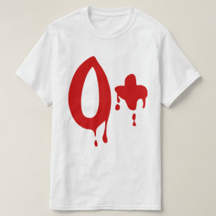 Camiseta Grupo sanguíneo O+ Hospital positivo do #Horror