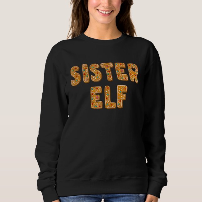 Camiseta Grupo Sister Elf (Sis) Correspondente Natal Famili (Frente)