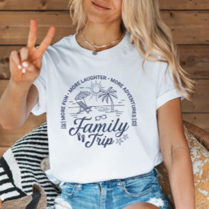 Camiseta Grupo Trip da Família Personalizada Correspondendo