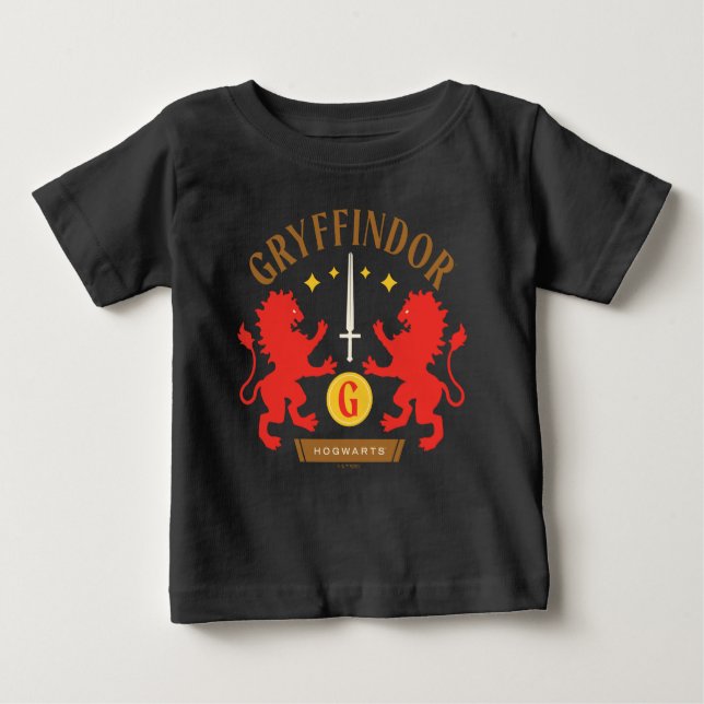 Camiseta GRYFFINDOR™ House Double Lion Sword Graphic (Frente)