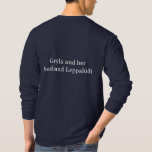 Camiseta Grýla and  Leppalúði Tee Shirt<br><div class="desc">Grýla and Leppalúði are trolls who live in the mountains of Iceland.  Grýla scoops up naughty children during Yule to take them back to her cave,  cook them in a large pot,  and eat them.  Photo taken in Akureryri Iceland.</div>