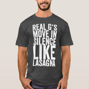 Camiseta Gs Reais Se Mover Em Silêncio Como Lasagna