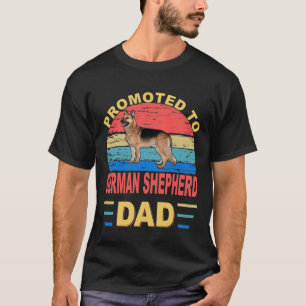 Camiseta GSD001 - Promovido Ao Pai German shepherd