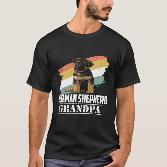 Camiseta GSD010 - Avô German shepherd (Frente)