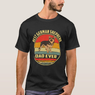 Camiseta GSD033 - Best German shepherd Pai Ever Vintage