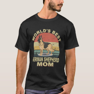 Camiseta GSD082 - O melhor German shepherd do mundo, mamãe